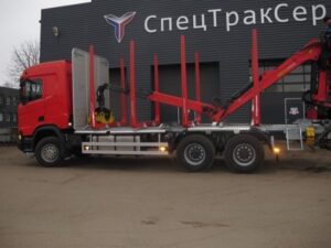 Сортиментовоз Скания с манипулятором