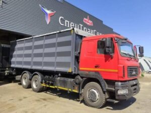 Самосвал-щеповоз с боковой разгрузкой на шасси МАЗ-631228-8527-012