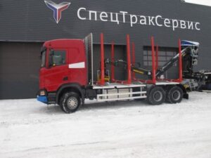 Сортиментовоз Скания с манипулятором
