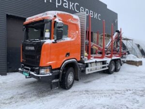 Сортиментовоз Скания с манипулятором
