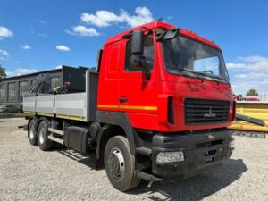 Бортовой автомобиль МАЗ 631228-8575-012 с манипулятором HIAB 192 E-3