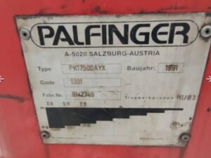 Кран манипулятор palfinger pk 17500 ayx